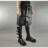 Black Gothic Biker Rock Star Steampunk Metal Scottish Kilt Skirt 